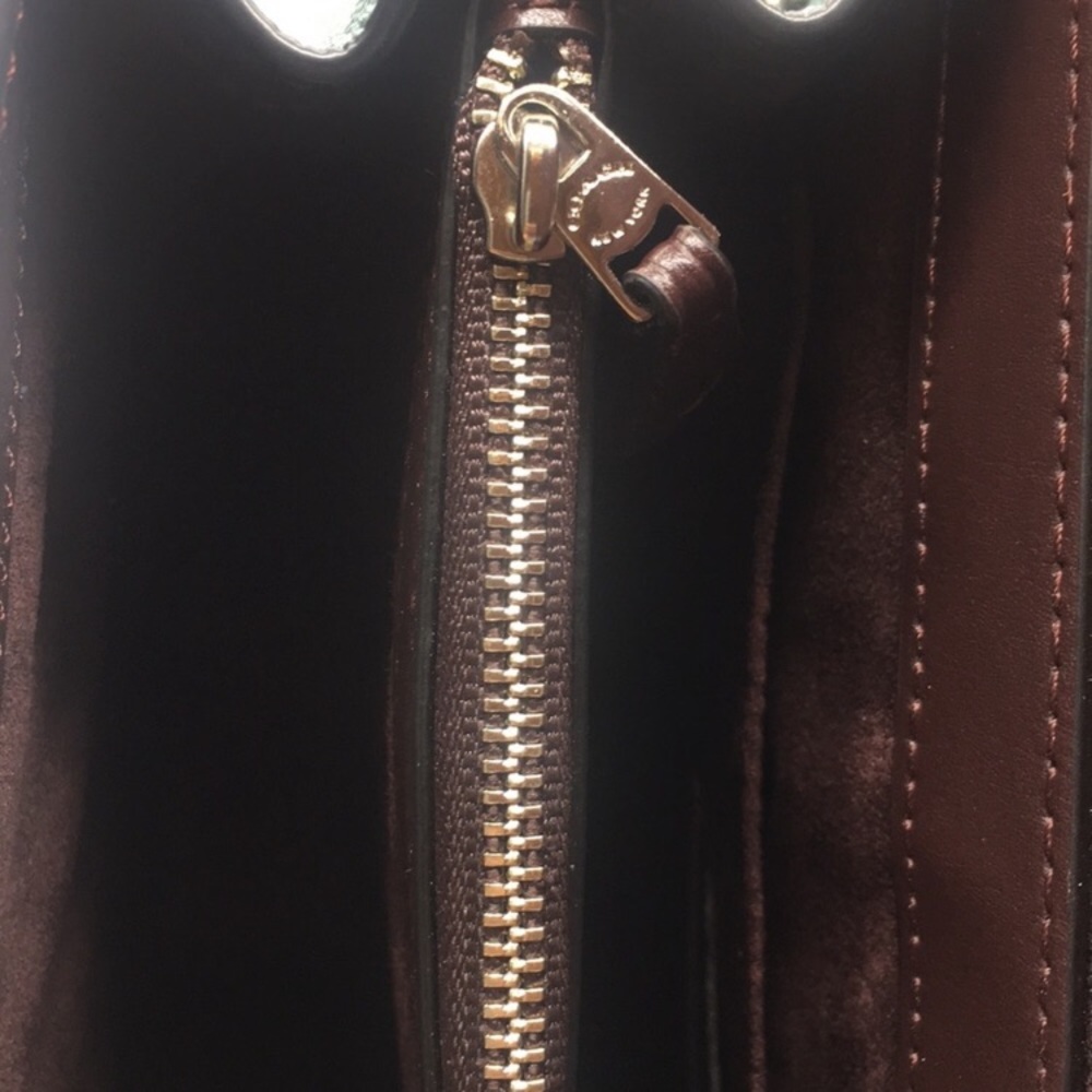 Coach Tilly Top Handle Dark Turquoise Cross Body - Picture 13 of 15